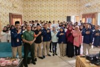 Pelantikan KPPS Desa Mangga Kec. Stabat yang dihadiri Komisioner KPU Langkat Magfirah Fitri Menjerang