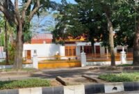 Rumah dinas Wakil Bupati Langkat di Jl Proklamasi, Kelurahan Kwala Bingai, Kecamatan Stabat, Langkat.