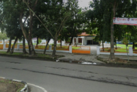 Rumah dinas Bupati Langkat di Jl Proklamasi, Kelurahan Kwala Bingai, Kecamatan Stabat, Langkat.