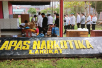 Pelaksanaan Pemilu 2024 di Lapas Narkotika Kelas IIA Langkat Kanwil Kemenkumham Sumut