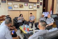 Direktur Pelayanan Tahanan dan Anak Dan Pengelolaan Basan Baran Marcelina Budiningsih berkunung ke Rutan Kelas IIB Tanjung Pura, Senin (25/3/2024) pagi.