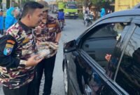 KB PC GM FKPPI Langkat membagikan takjil di Kecamatan Selesai, Rabu (3:4:2024) sore.