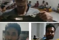 Tiga warga Rohingya yang melarikan diri dari Gedung Nasional Tanjung Pura, Sabtu (1/6/2024) pagi.