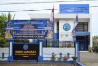 Kantor BNNK Langkat di Jalan Proklamasi, Kelurahan Kwala Bingai, Kecamatan Stabat, Langkat