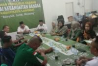 Dedi, Ketua DPC PKB Langkat saat memimpin Pleno Cabang yang digelar di Kantor DPC PKB Langkat.