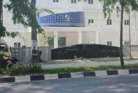 Kampus STKIP Al-Maksum di Kelurahan Kwala Bingai, Kecamatan Stabat, Kabupaten Langkat.