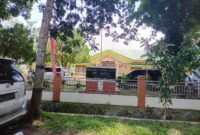 Kantor Dinas Pendidikan Kabupaten Langkat di Kelurahan Kwala Bingai, Kecamatan Stabat, Kabupaten Langkat.