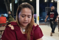 Nurmaslina Hutabarat alias Molek, Bhayangkari Polsek Hinai yang jadi korban perundungan.