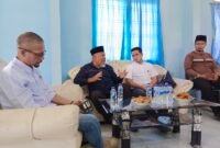 Pasangan Bersama Iskandar dan Adli (BISA) bersilaturahmi ke PWI Langkat.