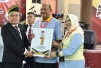 Pasangan Calon Bupati (Cabup) Langkat Syah Afandin dan Tiorita atau SATRIA.