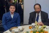 Ricky Anthony bersama Ketua Umum Partai NasDem Surya Paloh beberapa waktu lalu.