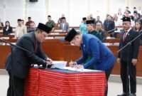 Ricky Anthony saat dilantik menjadi Pimpinan DPRD Sumatera Utara masa bakti 2024-2029.