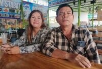 Sekretaris PUSKUD Sumut Ir Pandapotan Simanjuntak memberikan keterangan pers kepada awak media.