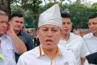 Redyanto Sidi SH MH saat memberikan keterangan pers kepada awak media beberapa waktu lalu.