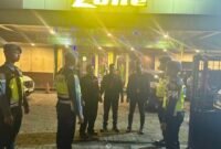 Patroli gabungan personel Detasemen Polisi Militer (Denpom) I/5 Medan dan Polisi Militer Angkatan Laut (Pomal) Lantamal I Belawan.(AVID/ist)