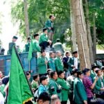 Massa Al Washliyah Sumatera Utara menggeruduk Kantor Bupati Deli Serdang