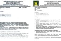 SE Disdik Langkat terkait mengenakan Busana Melayu bagi siswa SD dan SMP setiap hari Jum'at.