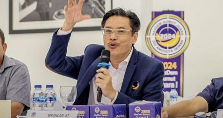 Ketua DPW NasDem Sumut Iskandar ST