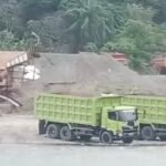 Galian C yang diduga Ilegal di Dusun Selese, Desa Sematar, Kecamatan Bahorok, Langkat yang meresahkan warga sekitar.