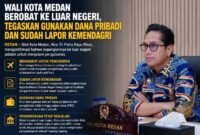 Wali Kota Medan Rico Tri Putra Bayu Waas.