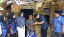 Pimpinan DPRD Sumut Ricky Anthony dan anggota DPRD Langkat Ristya Chayani mengunjungi Timin.