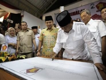 Ilustrasi Probowo saat peresmian (Photo: google)