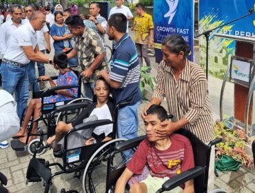 Direksi Perkebunan Nusantara II (PTPN2) menggelar bakti sosial di halaman Masjid Ubudiyah Aulawiyah Tanjung Morawa, Kamis (16/11) siang.