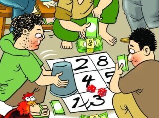 Ilustrasi judi dadu