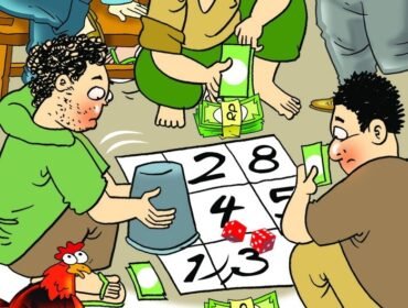 Ilustrasi judi dadu