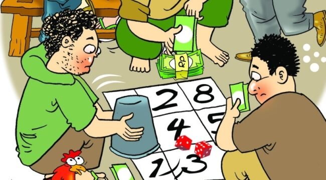 Ilustrasi judi dadu
