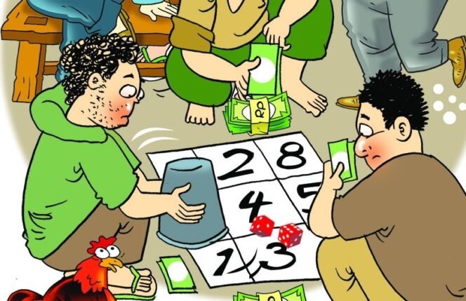 
Ilustrasi judi dadu