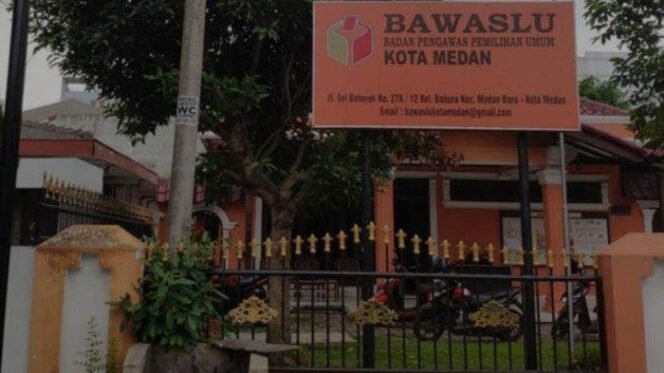 
Kantor Bawaslu Kota Medan.