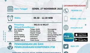 Pemdam PLN sementara ULP Stabat Pemdam PLN sementara ULP Stabat