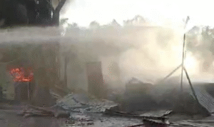 Dapur minyak ilegal.