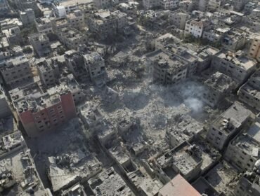 Kerusakan akibat perang Israel - Palestina. (CNN Indonesia)