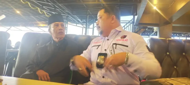 
Sultan Langkat T Azihar MK dan kuasa hukumnya Pengadilen Sembiring SH MH BSc.