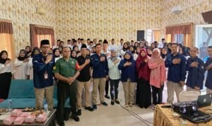 Pelantikan KPPS Desa Mangga Kec. Stabat yang dihadiri Komisioner KPU Langkat Magfirah Fitri Menjerang