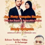 Edison Tamba Ucapkan Selamat Berbahagia atas pernikahan Putri dar Bapak Baharuddin Siagian.