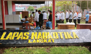 Pelaksanaan Pemilu 2024 di Lapas Narkotika Kelas IIA Langkat Kanwil Kemenkumham Sumut