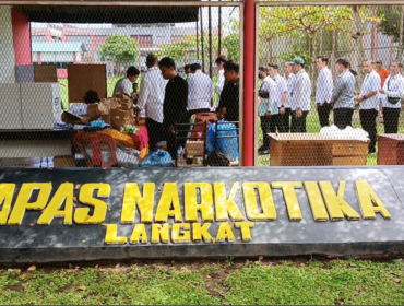 Pelaksanaan Pemilu 2024 di Lapas Narkotika Kelas IIA Langkat Kanwil Kemenkumham Sumut