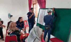 Rekapitulasi penghitungan suara Pemlu 2024 di Kecamatan Hinai.