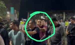 Ridwan, oknum Kabid SD Dinas Pendidikan Langkat yang terjaring razia di tempat hiburan malam (THM) Desa Emplasemen, Kecamatan Sei Bingai, Langkat