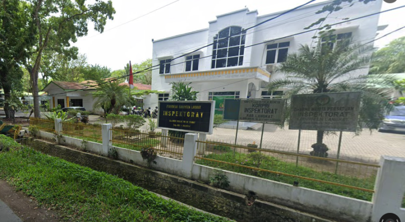 Kantor Inspektorat Kabupaten Langkat.