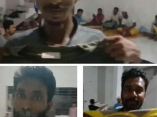 Tiga warga Rohingya yang melarikan diri dari Gedung Nasional Tanjung Pura, Sabtu (1/6/2024) pagi.