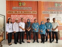 Rutan Tanjung Pura Terima Kunjungan Tim Direktorat Pembinaan Narapidana dan Anak Binaan Kemenkumham
