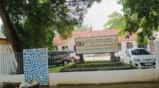 Kantor Dinas Kelautan dan Perikanan Kabupaten Langkat.