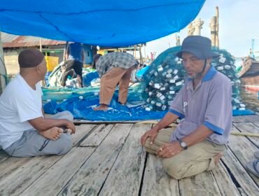 Nelayan Desa Perlis, Kecamatan Brandan Barat, Langkat penerima Bansos PID tahun anggaran 2022.