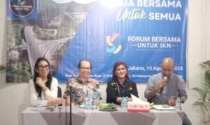 FORSAIKN menggelar konferensi pers, Kamis 15 Agustus 2024 di Jakarta Selatan