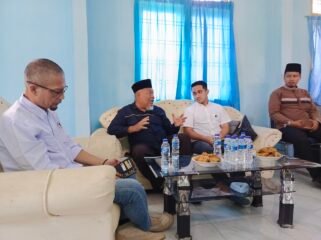 Pasangan Bersama Iskandar dan Adli (BISA) bersilaturahmi ke PWI Langkat.