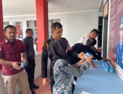 Pegawai Rutan Kelas IIB Tanjung Pura Kanwil Kemenkumham Sumut Jalani Tes Urin